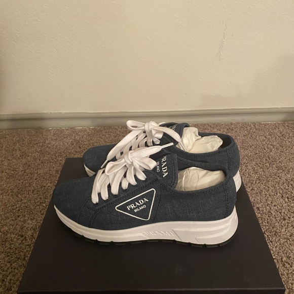 Authentic prada denim sneakers - Picture 2 of 3